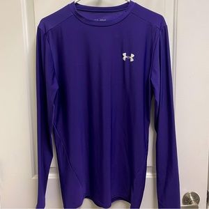 NWOT - Under Armour Men’s Long Sleeve Compression Shirt - Purple, XXL
